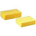 Scotch-Brite 3M Commercial Sponge, 712 in L, 438 in W, 206 mil Thick, Cellulose, Yellow 7456-T